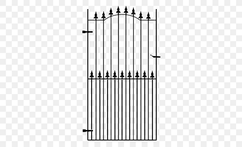 Gate Fence Wrought Iron Garden Surrey, PNG, 500x500px, Gate, Area, Black And White, Deck, Fence Download Free