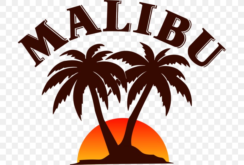 Malibu Liqueurs Rum Liquor Whiskey, PNG, 700x555px, Malibu, Brand, Coconut, Leaf, Liqueur Download Free