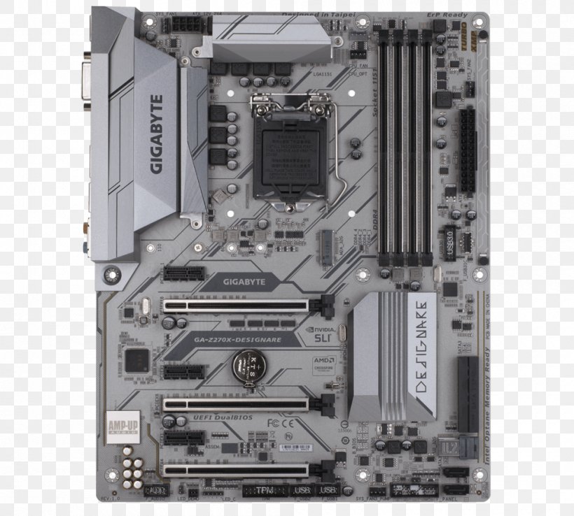 Motherboard ATX LGA 1151 Gigabyte Technology CPU Socket, PNG, 1000x900px, Motherboard, Atx, Chipset, Computer Accessory, Computer Case Download Free