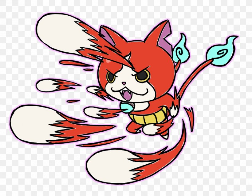 Yo-Kai Watch Jibanyan Yōkai, PNG, 900x700px, Watercolor, Cartoon, Flower, Frame, Heart Download Free