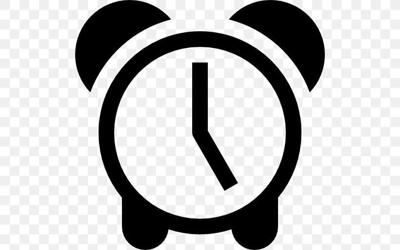 Alarm Clocks, PNG, 512x512px, Alarm Clocks, Area, Black And White, Clock, Computer Download Free