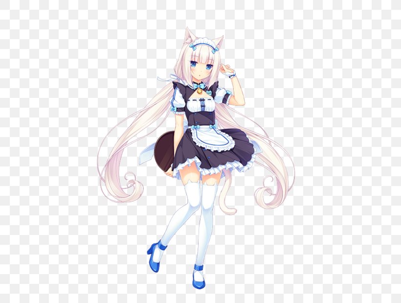 Nekopara Vanilla Chocolate Cat Sekai Project, PNG, 480x619px, Watercolor, Cartoon, Flower, Frame, Heart Download Free