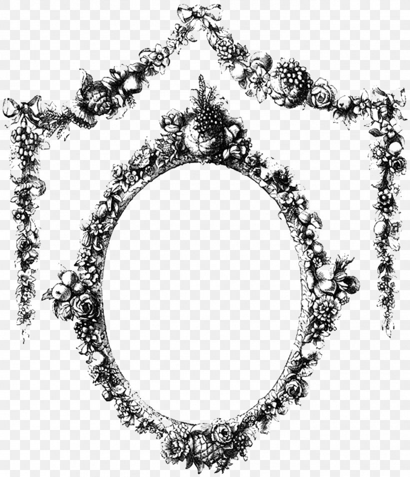 Picture Frames Clip Art, PNG, 1375x1600px, Picture Frames, Black And White, Body Jewelry, Decorative Arts, Jewellery Download Free