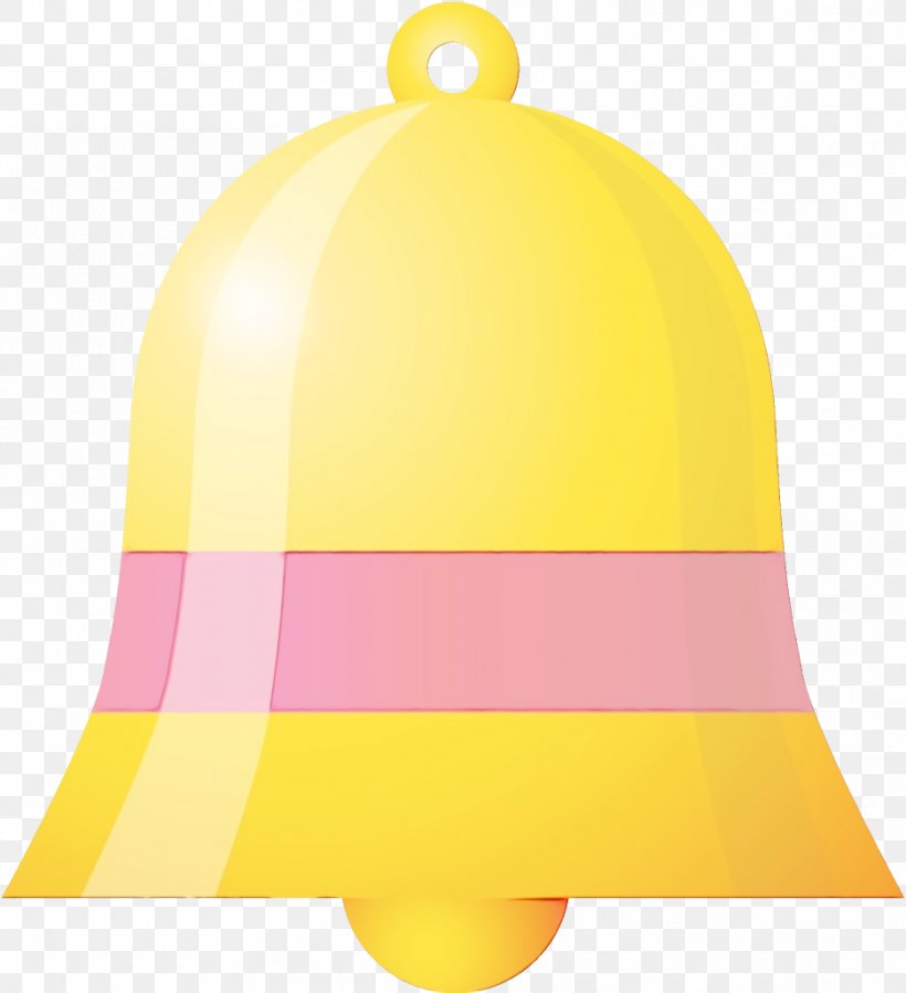 Yellow Bell Headgear Cap, PNG, 936x1026px, Watercolor, Bell, Cap, Headgear, Paint Download Free