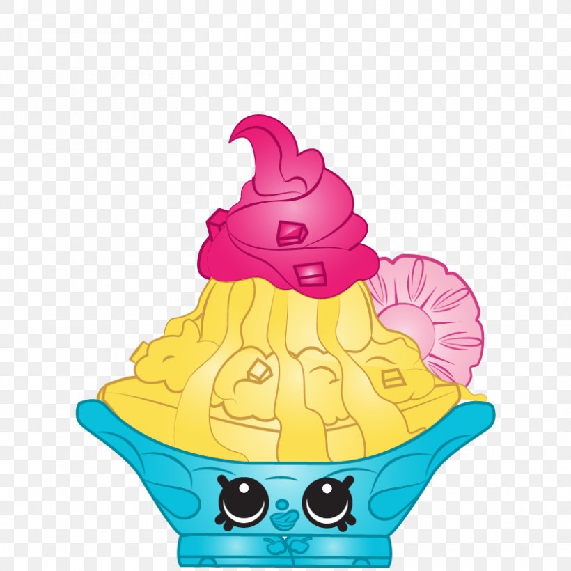 Ice Cream Cones Shopkins Clip Art, PNG, 834x834px, Ice Cream, Apple, Banana Bread, Cake, Cream Download Free