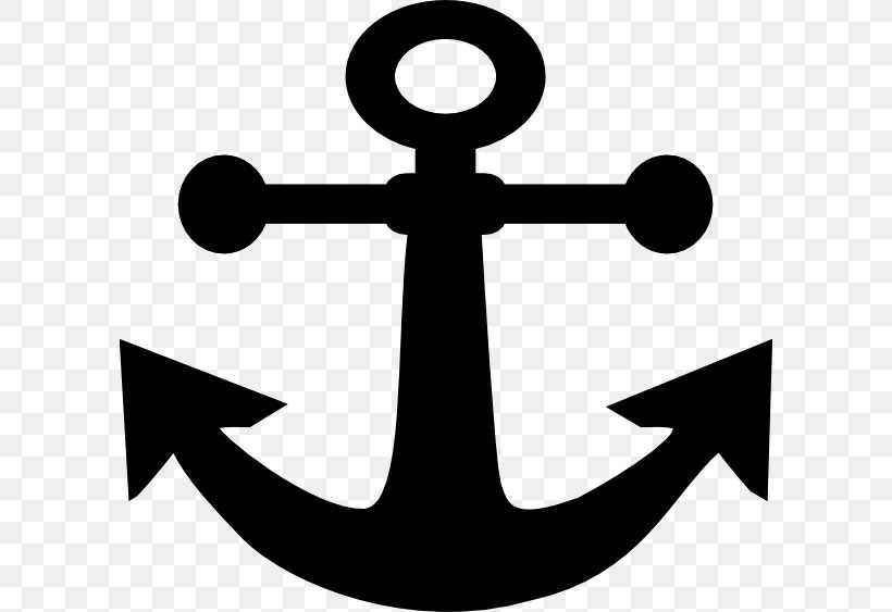 Anchor Clip Art, PNG, 600x563px, Anchor, Artwork, Black, Black And White, Boat Download Free