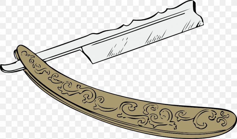 Comb Straight Razor Shaving Clip Art, PNG, 1000x590px, Comb, Barber, Barbershop, Blade, Cold Weapon Download Free