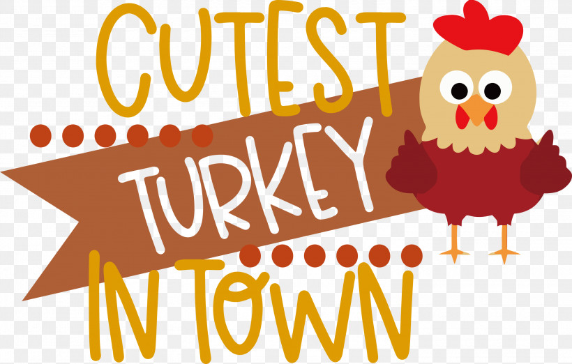 Cutest Turkey Thanksgiving Turkey, PNG, 3000x1910px, Thanksgiving Turkey, Beak, Biology, Chicken, Logo Download Free
