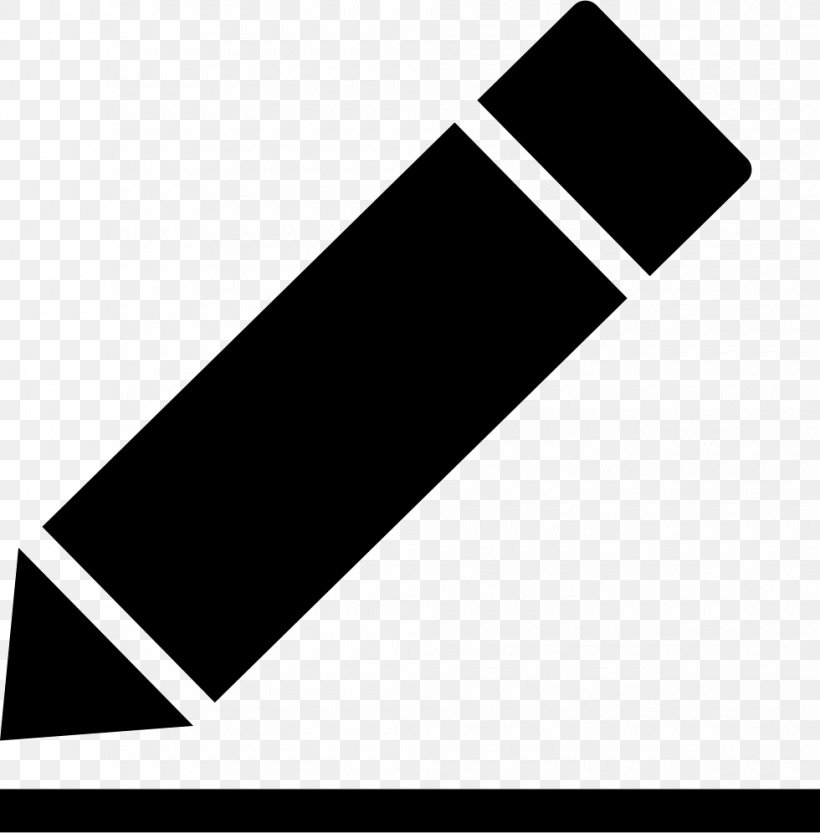 Pencil Vector Graphics Drawing Symbol, PNG, 980x996px, Pencil, Black, Black And White, Brand, Drawing Download Free