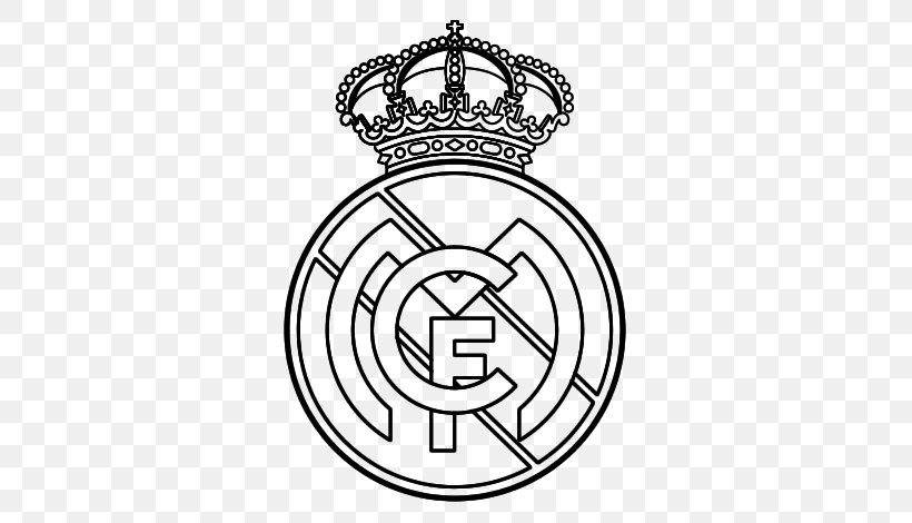 Real Madrid C.F. FC Barcelona Paris Saint-Germain F.C. Copa Del Rey, PNG, 600x470px, Real Madrid Cf, Black And White, Brand, Coloring Book, Copa Del Rey Download Free