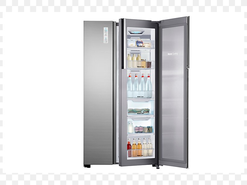 Refrigerator Samsung Chiller Ultra-high-definition Television, PNG, 802x615px, 4k Resolution, Refrigerator, Apartment, Chiller, Compressor Download Free