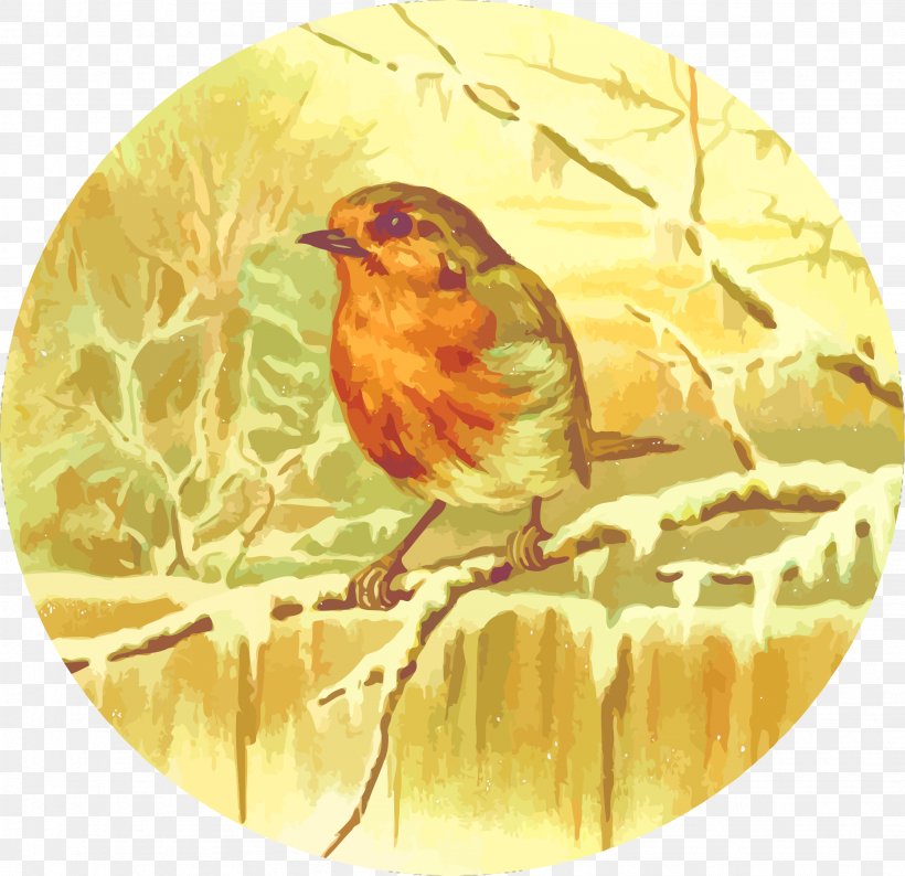 Bird Illustrator Illustration, PNG, 2053x1990px, Bird, Beak, Drawing, Emberizidae, European Robin Download Free