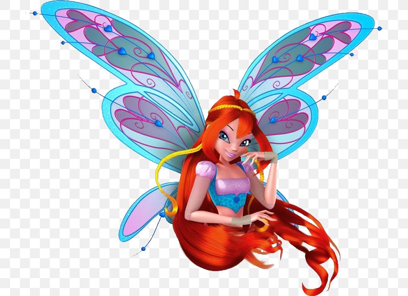 Bloom Winx Club: Believix In You Musa Stella Flora, PNG, 718x596px, Bloom, Believix, Butterfly, Fairy, Fictional Character Download Free