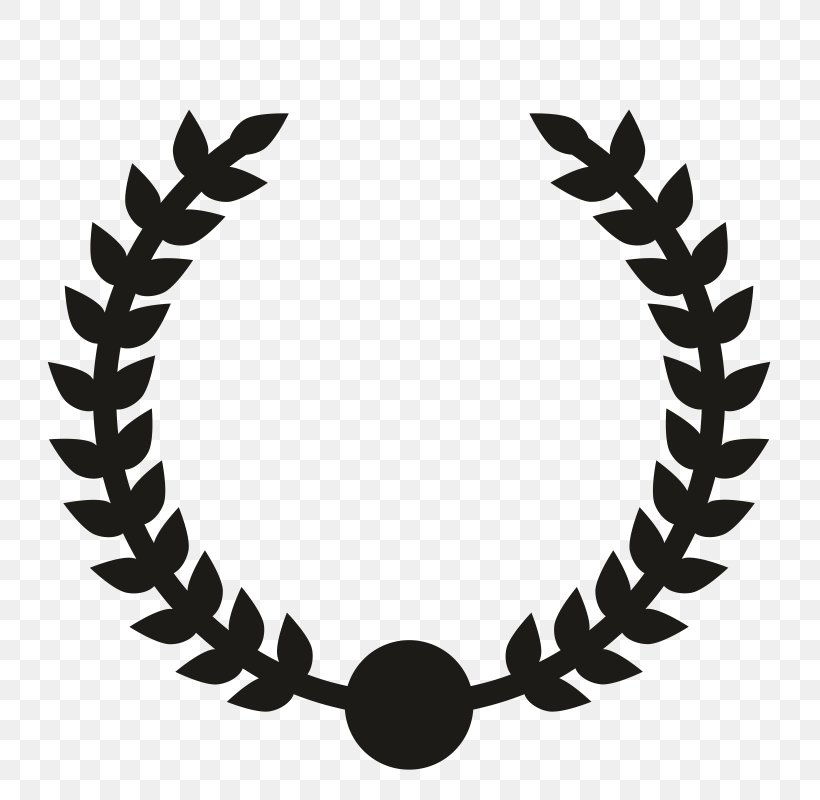 Clip Art Design Image, PNG, 800x800px, Laurel Wreath, Award, Black And White, Body Jewelry, Business Download Free
