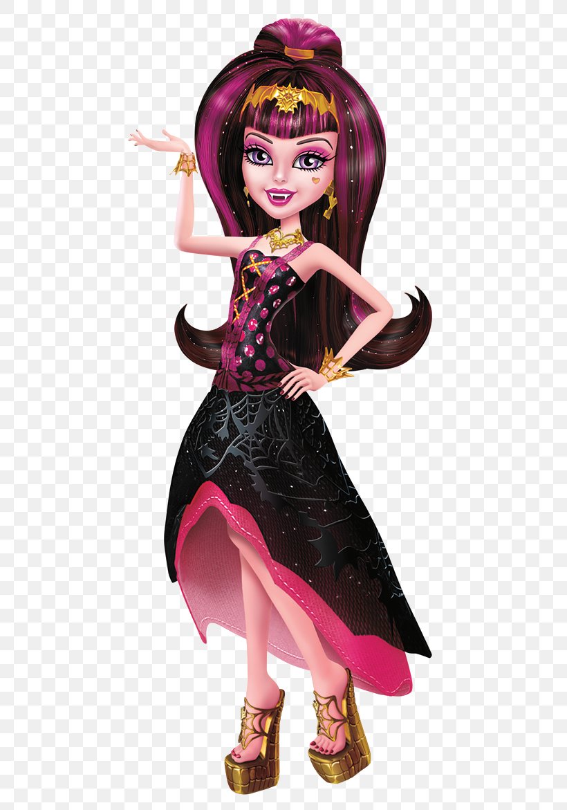 Monster High: 13 Wishes Monster High Draculaura Doll Frankie Stein, PNG, 500x1171px, Monster High 13 Wishes, Barbie, Bratz, Costume, Doll Download Free