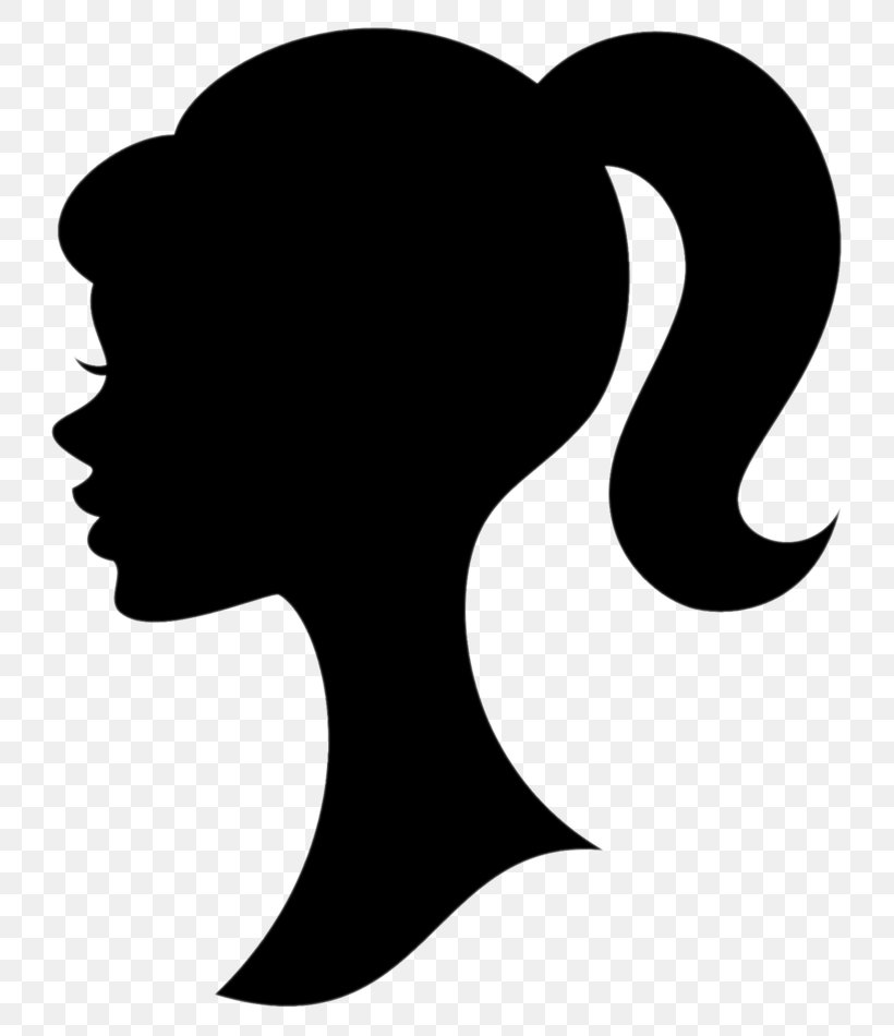 Silhouette Barbie Clip Art Drawing Ken, PNG, 800x950px, Silhouette, Barbie, Black Hair, Blackandwhite, Cartoon Download Free