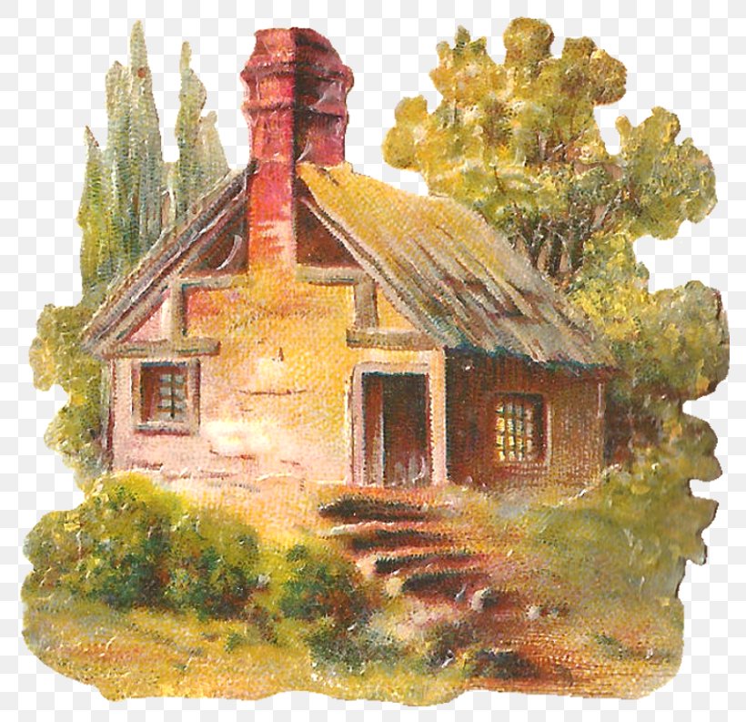 Watercolor Drawing, PNG, 785x793px, Cottage, Building, Cottage Country, Drawing, English Country House Download Free