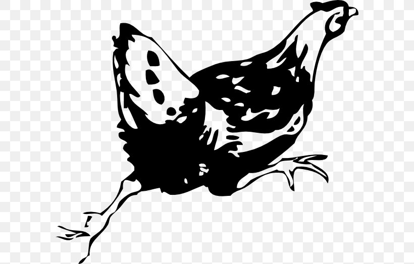 Chicken Hen Rooster Clip Art, PNG, 600x523px, Chicken, Art, Artwork, Beak, Bird Download Free