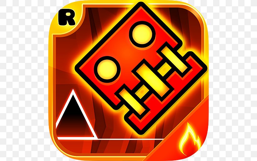 Geometry Dash Meltdown Flip Gravity Test Your Agility Game, PNG, 512x512px, Geometry Dash, Android, App Store, Arcade Game, Brand Download Free