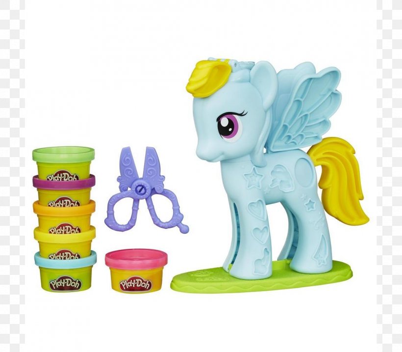 Rainbow Dash Play-Doh My Little Pony Toy, PNG, 1143x1000px, Rainbow Dash, Animal Figure, Dough, Fictional Character, Figurine Download Free