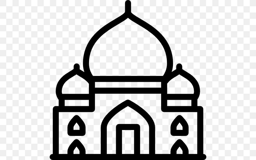 Taj Mahal Monument Clip Art, PNG, 512x512px, Taj Mahal, Agra, Area, Black And White, Brand Download Free