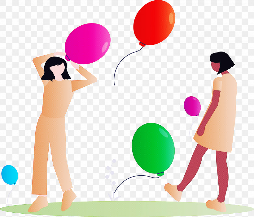 Party Partying Woman, PNG, 3000x2572px, Party, Balloon, Child, Conversation, Gesture Download Free