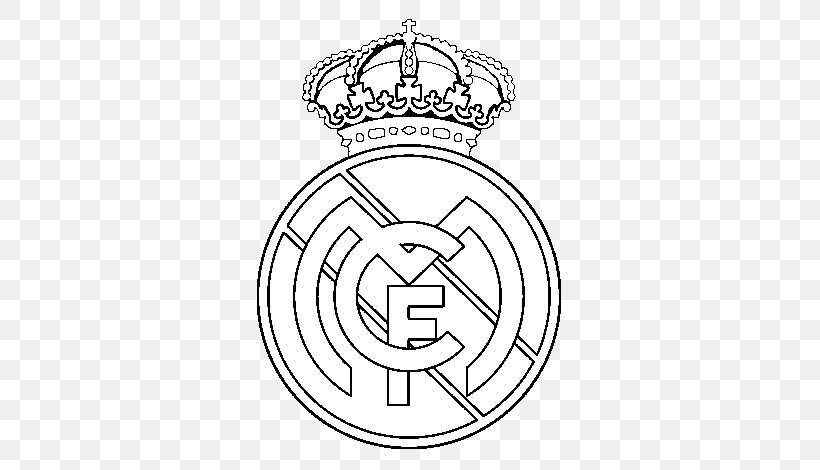 Real Madrid C.F. El Clásico FC Barcelona Coloring Book Football, PNG, 600x470px, Real Madrid Cf, Area, Black And White, Brand, Coloring Book Download Free