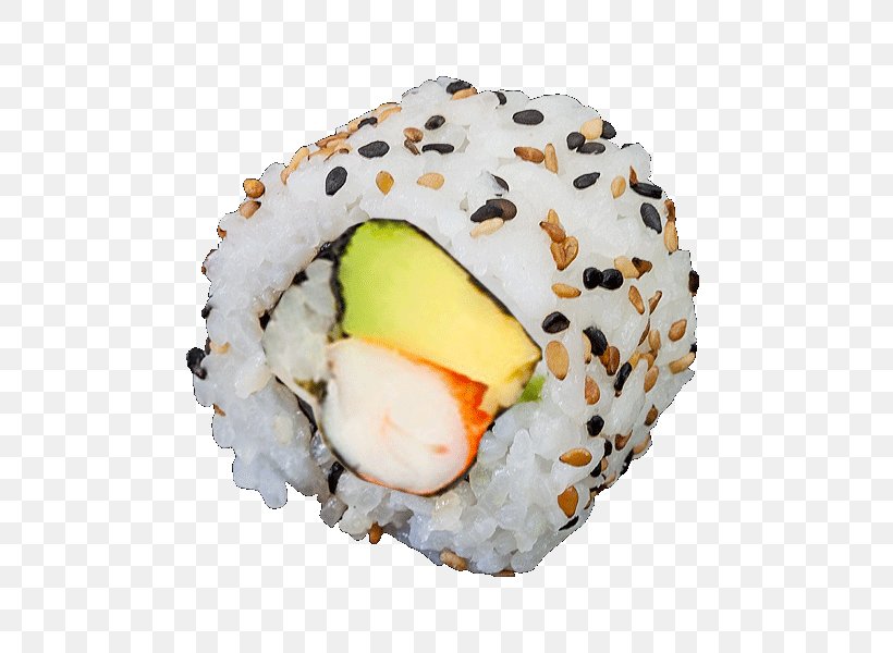 California Roll Sushi Sashimi Tempura Japanese Cuisine, PNG, 600x600px, California Roll, Asian Food, Avocado, Comfort Food, Commodity Download Free