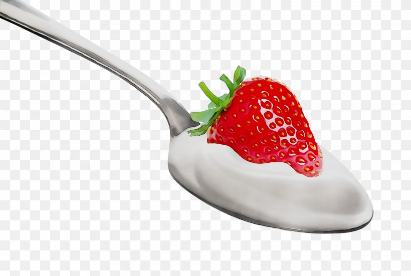 Strawberry Spoon Fork Superfood, PNG, 2073x1393px, Strawberry, Berry, Cream, Cuisine, Cutlery Download Free