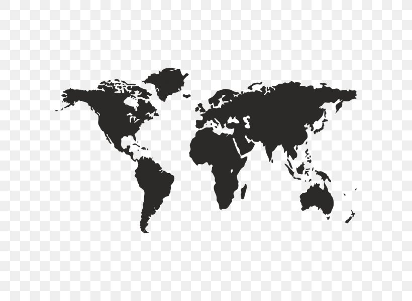 World Map Globe, PNG, 600x600px, World, Atlas, Black, Black And White, Can Stock Photo Download Free