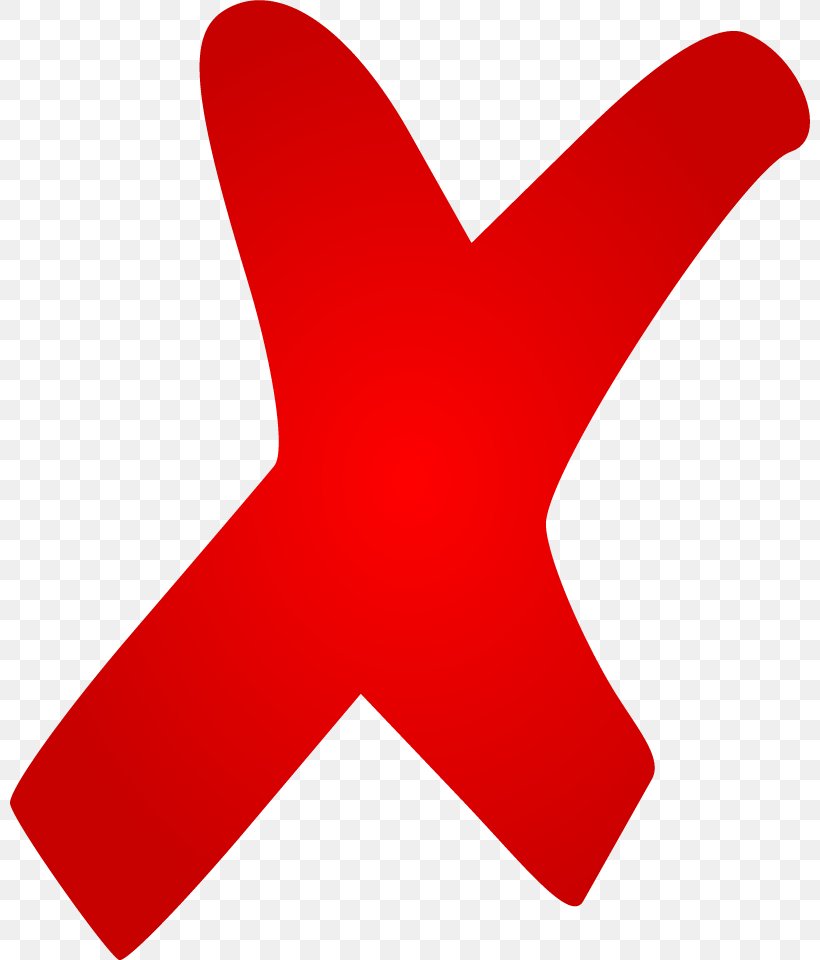 X Mark Clip Art Image Check Mark, PNG, 800x960px, X Mark, Check Mark, Hand, Red, Symbol Download Free