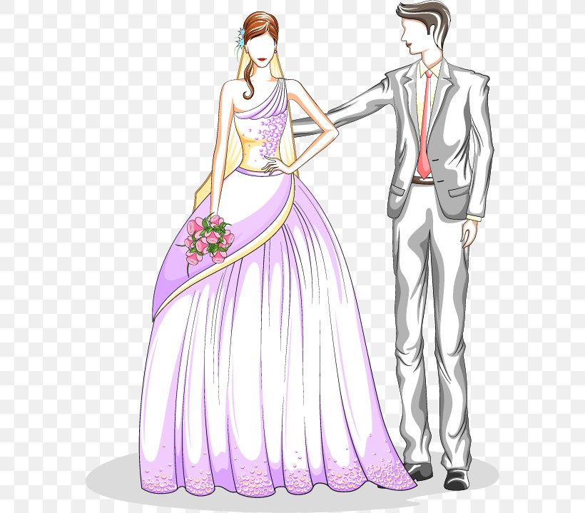 Bridegroom Wedding Illustration, PNG, 581x719px, Watercolor, Cartoon, Flower, Frame, Heart Download Free