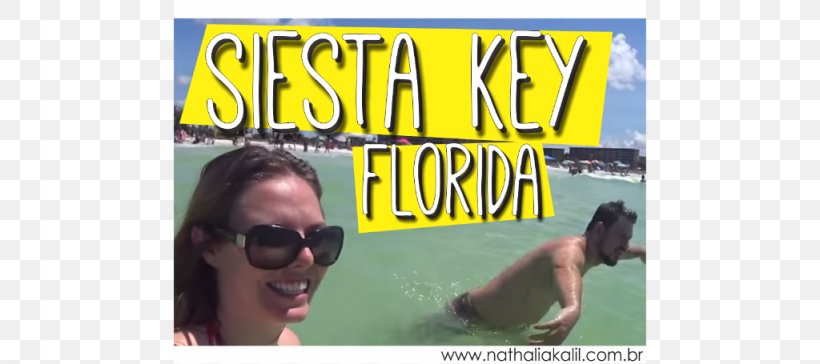 Siesta Key Beach YouTube Sunglasses Poster, PNG, 1024x455px, Siesta Key, Advertising, Album Cover, Banner, Beach Download Free