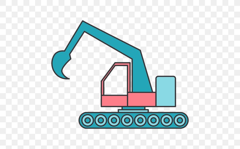 Excavator Vexel Clip Art, PNG, 512x512px, Excavator, Area, Brand, Diagram, Heavy Machinery Download Free