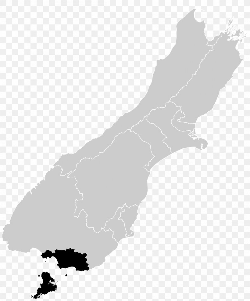 Invercargill Nelson New Zealand Electorate Map Electoral District, PNG, 1200x1444px, Invercargill, Black, Black And White, Blank Map, Electoral District Download Free