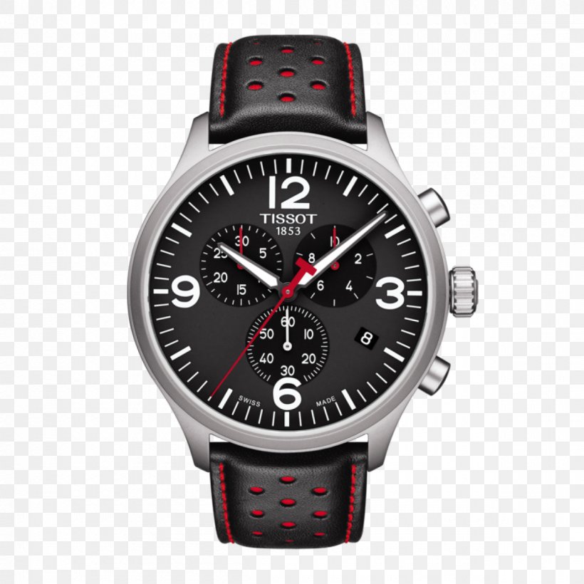 Le Locle Tissot Chrono XL Chronograph Watch, PNG, 1200x1200px, Le Locle, Black Leather Strap, Brand, Chronograph, Jewellery Download Free