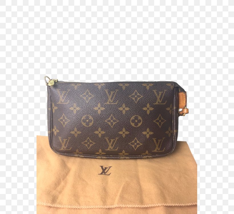 Louis Vuitton Pochette Accessoires Monogram Handbag Chanel, PNG, 563x750px, Louis Vuitton, Bag, Brown, Chanel, Clothing Download Free