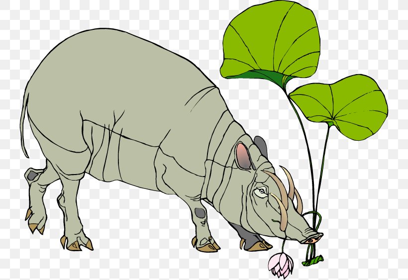 Pig Common Warthog Clip Art, PNG, 750x563px, Pig, Animal, Babirusa, Cartoon, Cattle Download Free