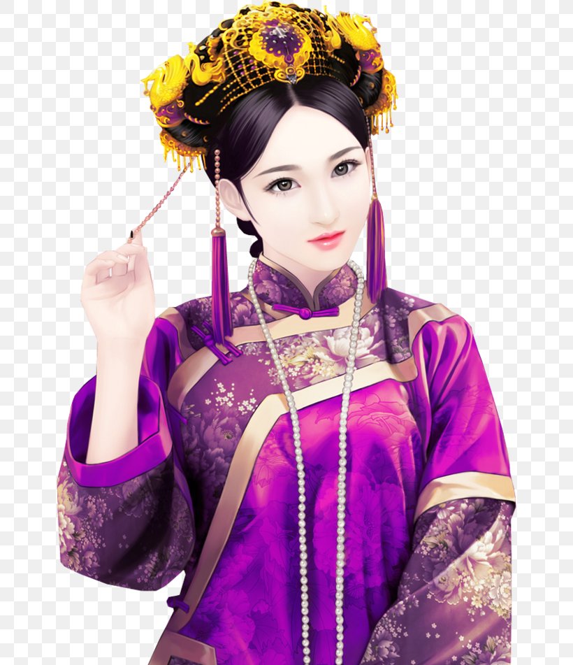 固伦端敏公主 Qing Dynasty Thick Black Theory Cheongsam Costume, PNG, 658x951px, Qing Dynasty, Art, Cheongsam, Clothing, Costume Download Free