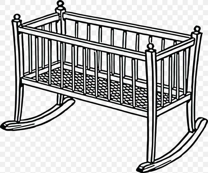 Cots Child Clip Art, PNG, 4000x3341px, Cots, Bed, Black And White, Child, Coloring Book Download Free