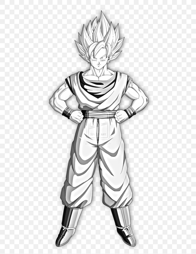Goku Vegeta Super Saiyan Master Roshi Sketch, PNG, 752x1061px, Goku, Arm, Armour, Art, Artwork Download Free