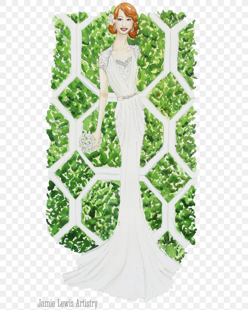 Wedding Dress Gown Bride, PNG, 590x1024px, Watercolor, Cartoon, Flower, Frame, Heart Download Free