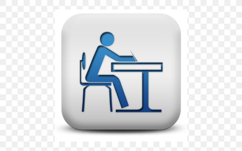 Student Icon Design Desk Study Skills, PNG, 512x512px, Student, Blue, Brand, Desk, Icon Design Download Free