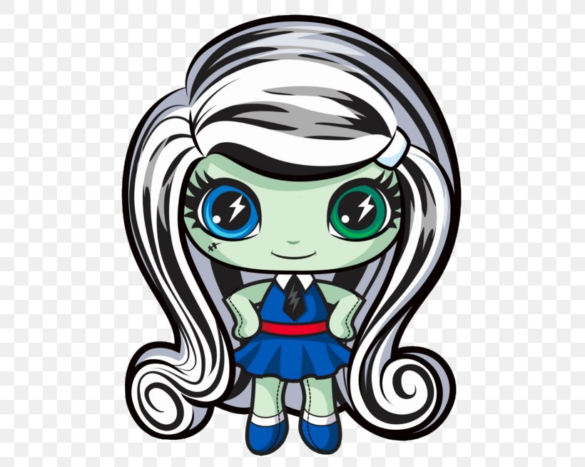 Frankie Stein Frankenstein Monster High Ghoul Doll, PNG, 500x654px, Frankie Stein, Art, Barbie, Doll, Ever After High Download Free