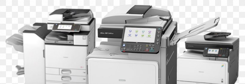 Multi-function Printer Ricoh Printing Photocopier, PNG, 1100x380px, Multifunction Printer, Dots Per Inch, Fax, Hardware, Image Scanner Download Free