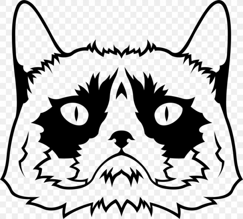 Whiskers Kitten Domestic Short-haired Cat Tabby Cat Clip Art, PNG, 942x849px, Whiskers, Art, Artwork, Black, Black And White Download Free