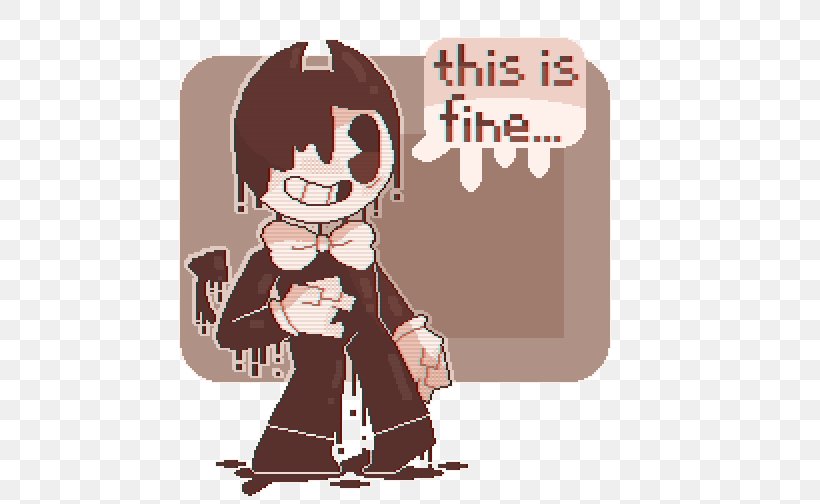 Bendy And The Ink Machine Five Nights At Freddy's Video Game, PNG, 544x504px, Watercolor, Cartoon, Flower, Frame, Heart Download Free