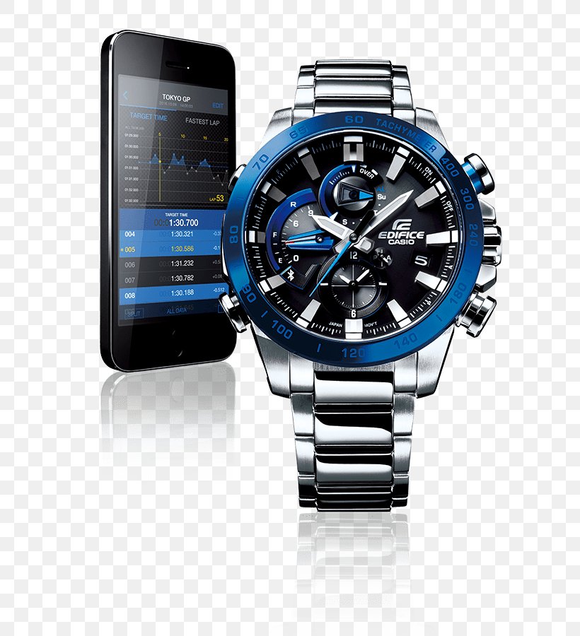 Casio Edifice EQB-800DB Watch Chronograph, PNG, 800x900px, Casio, Analog Watch, Brand, Car Racing, Casio Edifice Download Free
