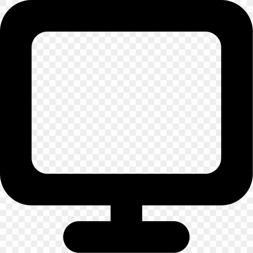 Computer Monitors Line Angle, PNG, 981x981px, Computer Monitors, Area, Black And White, Computer Icon, Computer Monitor Download Free