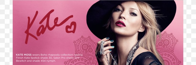 Kate Moss Fashion Rimmel Hair Coloring Lipstick, PNG, 1080x360px, Watercolor, Cartoon, Flower, Frame, Heart Download Free